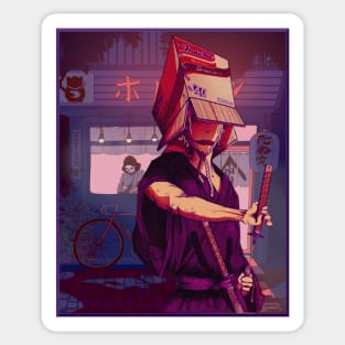 Ramen Samurai Sticker